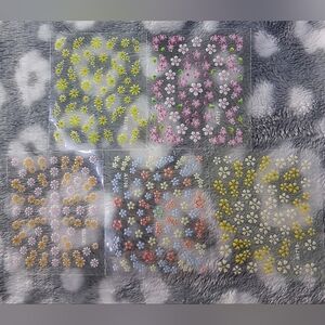 Floral Nail Design Art Stickers Bundle